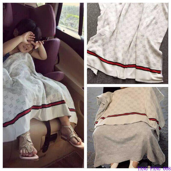 90*120CM Baby Blanket Knitted Newborn Swaddle Wrap Blankets Super Soft Toddler Infant Bedding Quilt for Bed Sofa Basket Stroller Blankets