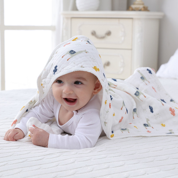 Baby Quilt Spring And Autumn Summer Thin Section Cotton Gauze Newborn Bag Quilt Bag Towel Newborn Baby Supplies