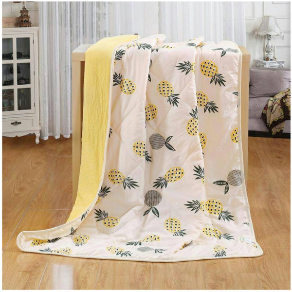 Child Summer thin DUVET COVER soft cartoon warm LUXURY summer QUILT DOUBLE SUPER baby Blanket Queen King Size healthy Bed quilt SH190917