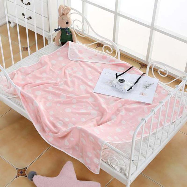 80*80 New Baby Being Organic Cotton swaddle Cartoon baby muslin blanket quality better thanBlanket Infant quilt bath towe.