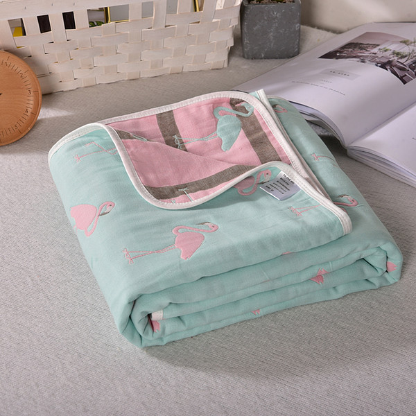 Spring And Summer baby Quilt New Double Printed Cool Washable Single Air-conditioned Quilt 110*110cm cotton