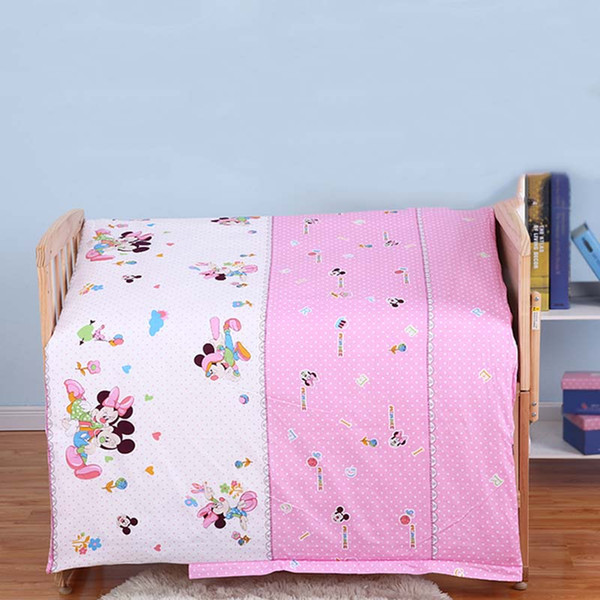 120*100cm Full Cotton Children's Quilt Kids Crib Quilt Cover Baby Sleeping Bag Winter Envelope For Newborns Sleep Sack Bedspread