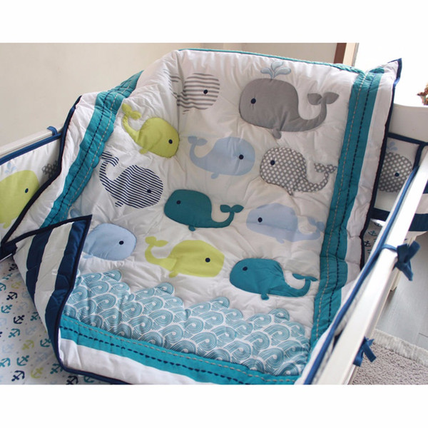 High Quality Cotton 33''X42'' Baby Quilt Delicate Cartoon Baby Bedding Set Crib Bedding For Newborn Baby Girl Boy