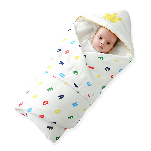 Autumn and Winter Baby Embrace the Quilt Newborn Belt Cover Pure Cotton Primary Thickening Blanket Baby Infancy Small Quilt