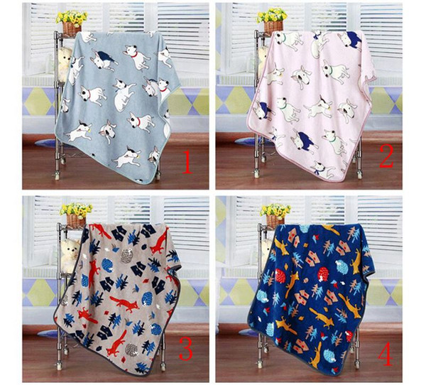 Baby Flannel Blanket Newborn Swaddle Wrapping Blankets Soft Infant Bedding Quilt for Baby Bed Sofa Nursery Bedding