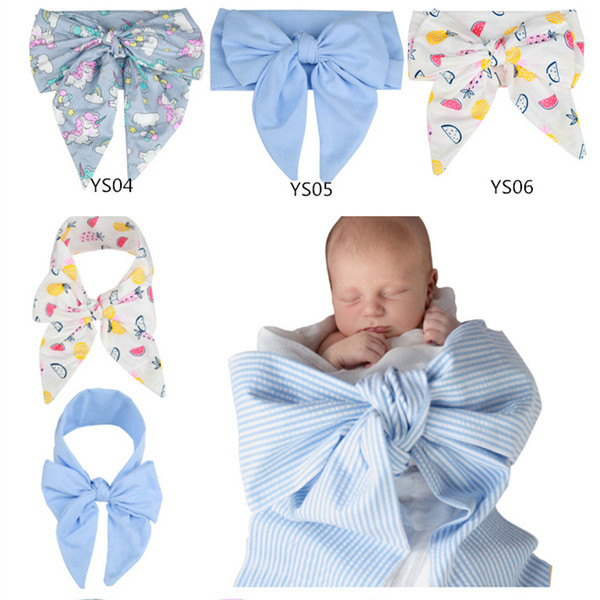 Baby Photo Props Newborn Swaddle Sash Baby Bow Sash for Swaddle Wrap Newborn Photography Accessories Infant Picture Outfits LE150