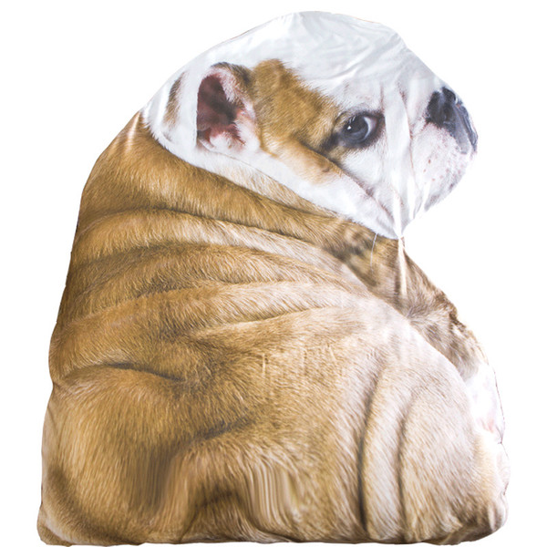 80*115cm 3D Cartoon French Bulldog Throw Air Conditioning Blankets Bedsheet Sofa Cover Summer Animal simulation Quilts for kids