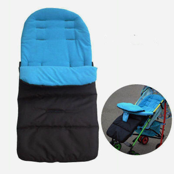 Wholesale- 2017 Winter Thick Warm Baby Stroller Sleeping Bag Newborn Foot Cover for Pram Wheelchair Baby Stroller Accessories Sleeping Bag