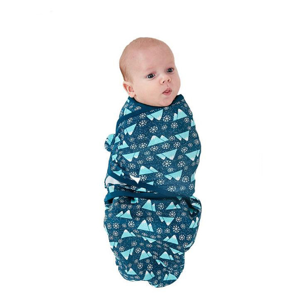 New Baby Sleeping Bag 70*58cm 100% Cotton Newborn Swaddle Wrap Pattern Sleep Sock Warm and Soft Newborn Envelop