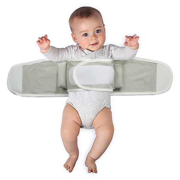 Simple baby swaddling newborn sleeping bag for fear prevention cotton elastic adjustable all year round