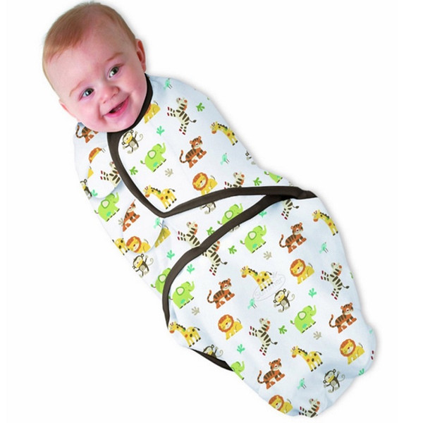 Spring Summer Style Baby Sleeping Bag Animal Printed Baby Sleep Sack Baby Stroller Sleeping Bag Newborn Swaddle Blanket