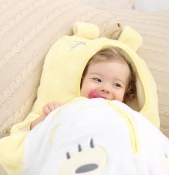 Baby sleeping bags totoro modellingSuede sleeping bags