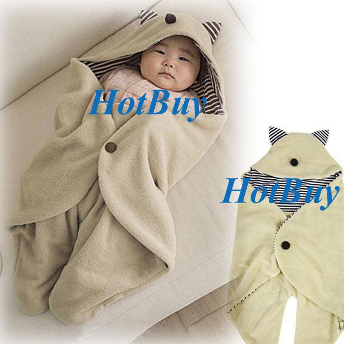 Multifunction Baby Infant Swaddle Warm Blanket With Hood Sleeping Bag Wrapping #2751