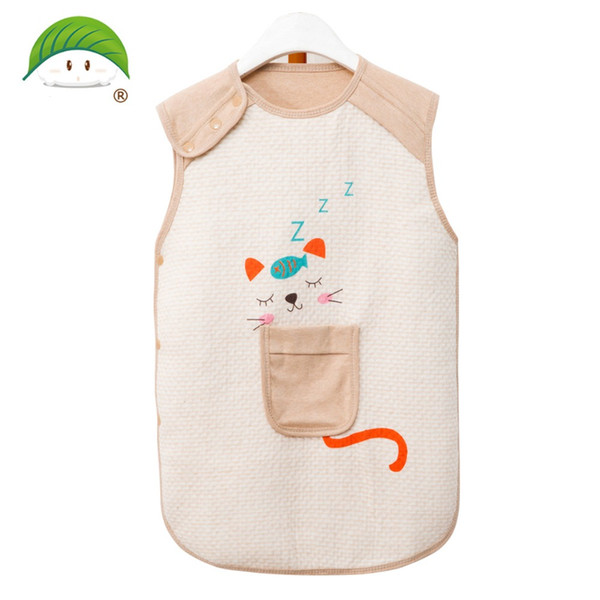 100% natural colored cotton and refined Baby Thin Sleeping Bag For Summer Newborns 2 size for 0-6T kids 14-171