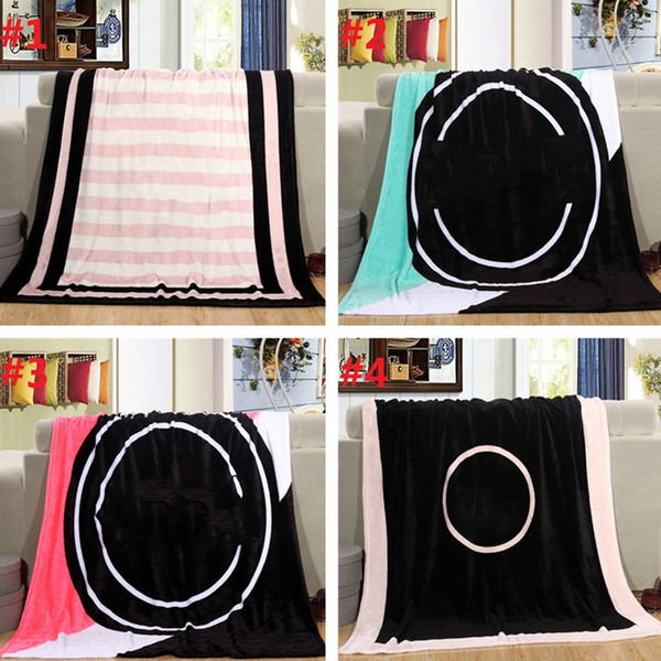 130*150cm Pink Flannel Blanket Coral Fleece Blanket Sofa Bed Travel Plaids Towel Swaddle Sleeper Comfortable Carpet IC880