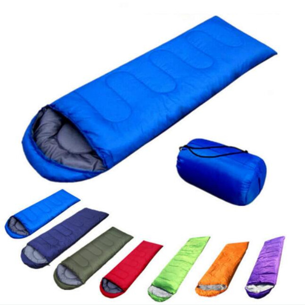 Outdoor Sleeping Bags Warming Single Sleeping Bag Casual Waterproof Blankets Envelope Camping Travel Hiking Blankets Sleeping Bag BY0161