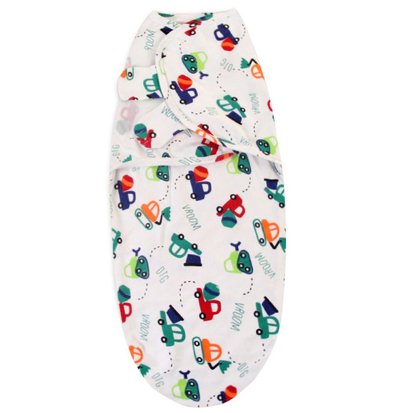 Newborn Baby Swaddle Wrap Cotton Soft Sleepsacks Accessories Infant Cartoon Pattern Wrap Blanket Clothing 2018 New