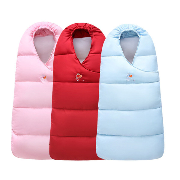 New Arrival Sleeping Bag Baby As Envelope For Newborns Winter Soft Warm Wrap Sleep Sacks Stroller Sleeping Cotton Bag Kids Winter