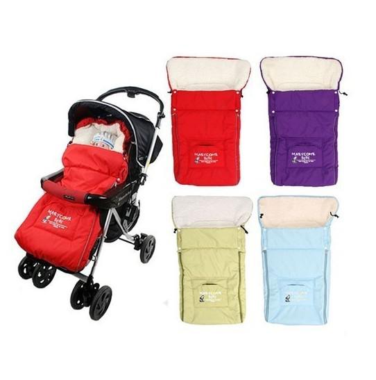 Retail Wool Quilted Cover Baby Sleeping Bag Warmer Child Sleep sack for Stroller Cart Basket Infant Kids Thick Fleabag Multifunctional