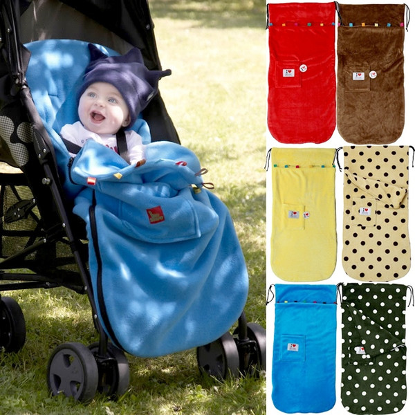 Baby Carriage Universal Apron Pram Stroller Sleeping Bag windproof cold proof Double deck sleeping bag