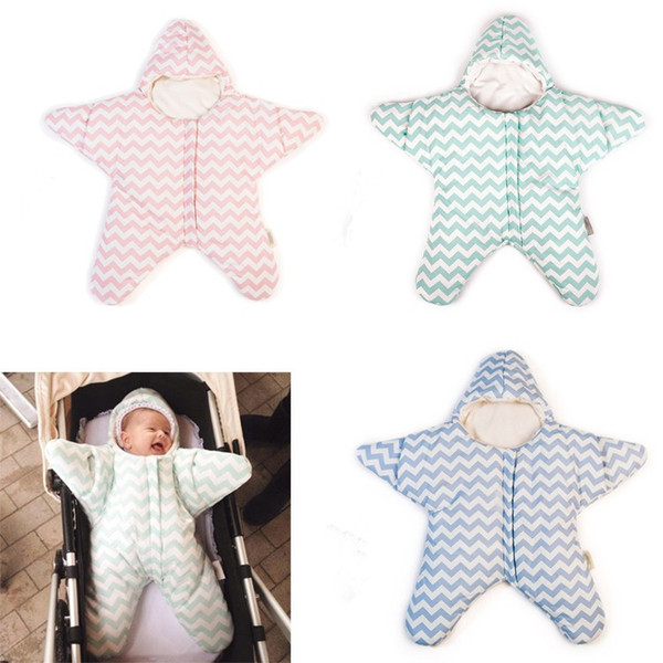 baby starfish sleeping bag baby sleeping bag winter newborn prams bed swaddle blanket wrap cartoon bedding