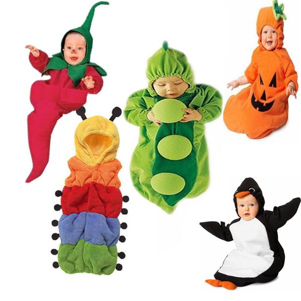 10pcs 2015 Hot sale Fleece baby sleeping bags winter cartoon Sleepsack Chili Peas Caterpillar penguin pumpkin newborn anti tipi 201509HX