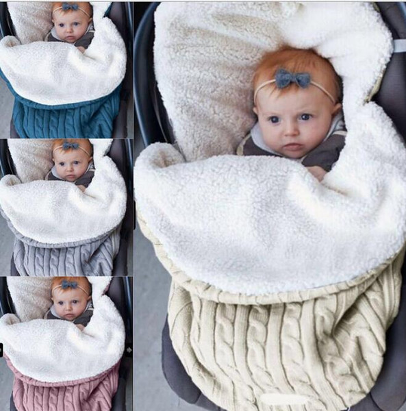 Newborn Toddler Blanket Handmade Infant Babies Sleeping Bag Knit Costume Crochet Baby Knittedre Inforced and Warm Sleeping Bags Sleep Sacks