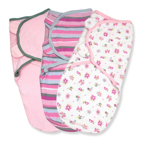 Hot sale 100% cotton made baby swaddles wrap anti-startle sleeping bag let baby be a sound sleeper