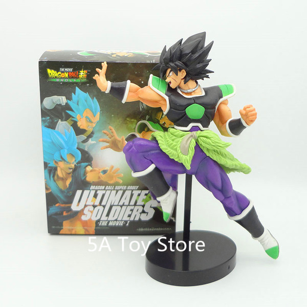 Dragon Ball Z Super Ultimate Soldiers The Movie Broly Figurine Pvc Action Figure Collectible Model Toys Doll J190508