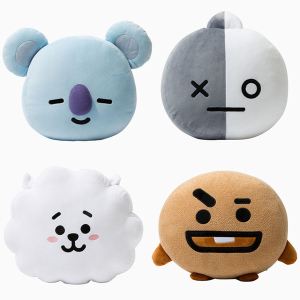 Shineheng Kpop Bangtan Bts Bt21 Vapp Pillow Warm Bolster Q Back Cushion Plush Doll Tata Van Cooky Chimmy Shooky Koya Rj Mang J190508