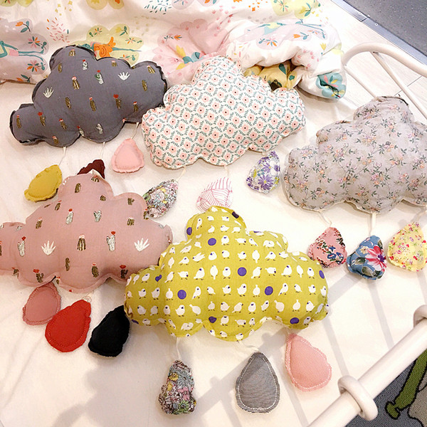 Children pendants clouds birds Floral patterns Girls Nursery Decor boutique accessories kids Birthday Gifts Toys C2197