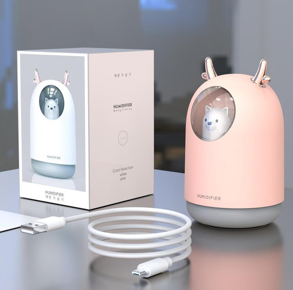 Lovely Series USB Portable Air Humidifier Small Size Car Humidifiers Mini Humidifier For Dry Air Indoor Usa