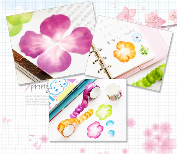 DIY Cherry blossoms Flowers stickers posters wall stickers for kids rooms home decor sticker skateboard luggage Paper tape mk00367