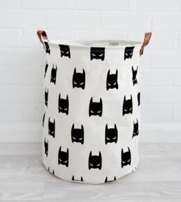 Storage Boxes Baskets Kids Room Toys Storage Bags Bucket Clothing Organizer Laundry Bag Canvas Organizer Batman Polka Dot Laundry Rabbit
