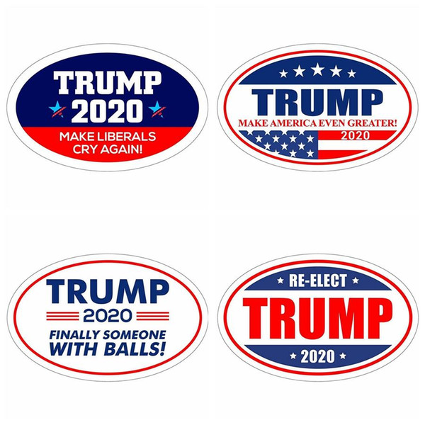 Trump 2020 Stickers Fashion Donald Presidential Election Keep Make America Great Fridge Magnets Wall Sticker Home Decor TTA1583