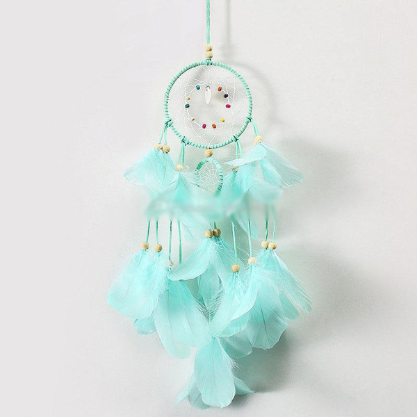 5 Styles Feather Dreamcatcher Girl Catcher Network Dream Catcher Bed Room Hanging Ornament Cartoon Accessories INS pendant Toys