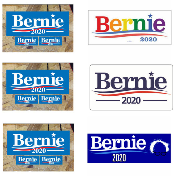 Bernie Car Sticker 10pcs/lot America President General Election Trump 2020 Vehicle Paster Autocar Decoration Bumper Stickers LJJA3763-4