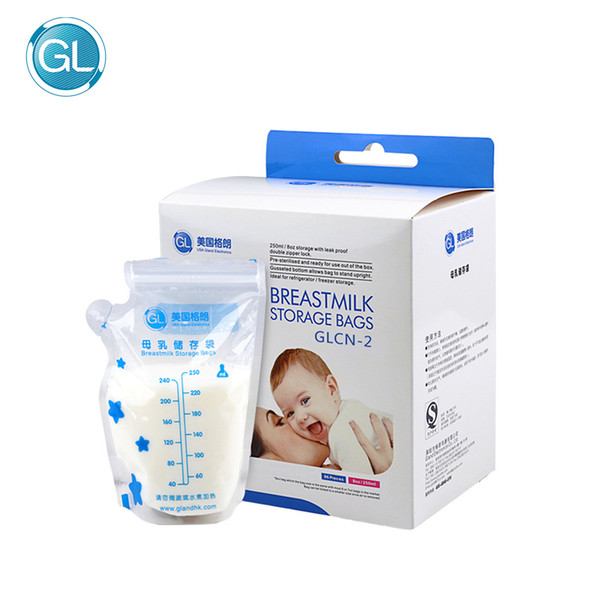 Gl 96pcs/pack Storage Bag Transparent 250ml Single-use Breast Bags Convenience And Practical Packages For Milk J190508