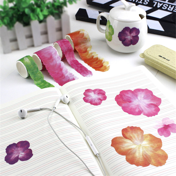 Cherry blossoms Diy Flowers stickers posters wall stickers for kids rooms home decor sticker skateboard luggage wall decor Paper tape mk0367