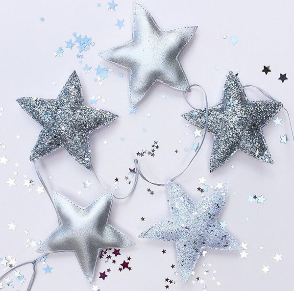New Nordic Baby Room Handmade Nursery Star Garlands Christmas Kids Room Wall Decorations Photography Props Best Gifts
