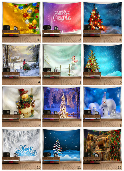150*130cm Christmas Wall Tapestry Bohemian style Throw Tapestries Outdoor Picnic Blanket Carpet Yoga Mat Towel Wall Hanging Decoration Sale