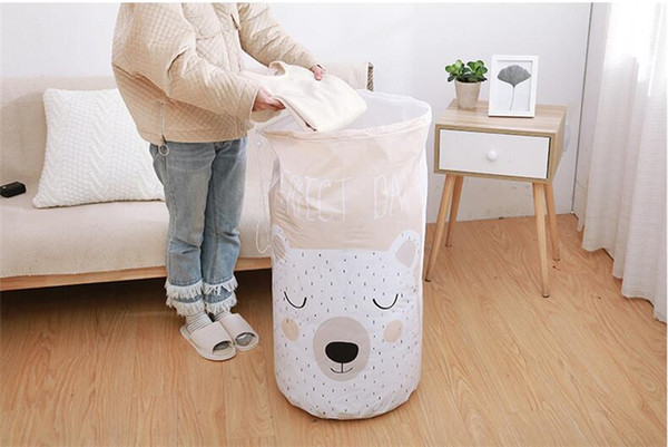 Cartoon Quilt Storage Bags Clothing Drawstring Pouch Pillows Quilt Blanket Bedding Organizer Home Multi Function Closet Bag FJ509