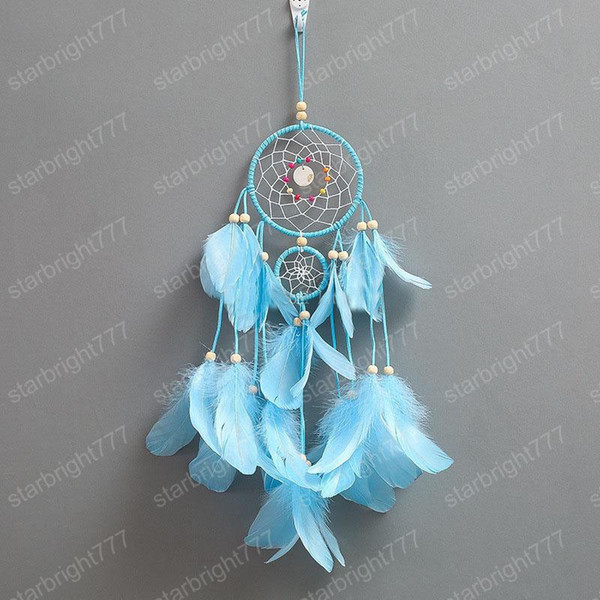 5 Styles Feather Dreamcatcher Girl Catcher Network Dream Catcher Bed Room Hanging Ornament Cartoon Accessories INS pendant Toys