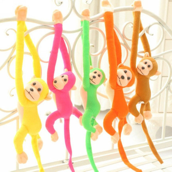 60cm Mamas Papas Long Arm Tail Monkey Sozzy Stroller Baby Rattle Mobiles Bell Plush Toys Infant Dolls Educational For Toddlers