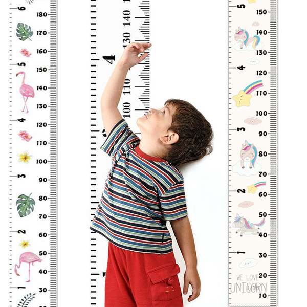 Baby Growth Chart Handing Ruler Wall Decor for Kids Canvas Removable Height Growth Chart 79