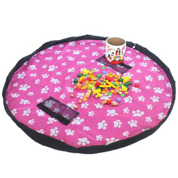 9 Style Kids Storage Toy Bags Dolls Organizer Diameter 1.5m Baby Portable Play Mat Toys Waterproof Bags Messes Clean Up Outdoor Cushion