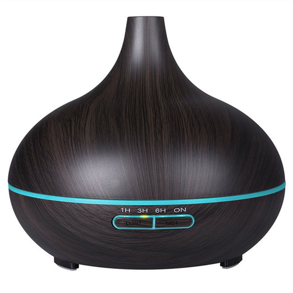 400ml Essential Oil Diffuser Wood Grain Ultrasonic Aroma Mini Cool Mist Humidifier For Office Home Baby Room Study Yoga Spa B0241