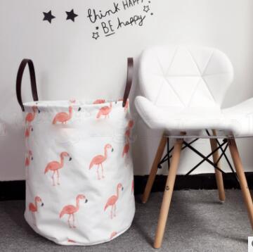 40*50cm Flamingo Washing Basket Dirty Clothes Sundries Storage Baskets Organizers Laundry Basket ins Storage Basket For Toy