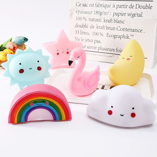 Creative Star Bedside Night Lights Baby Bedroom Night Lights New exotic cute moon stars children's toys
