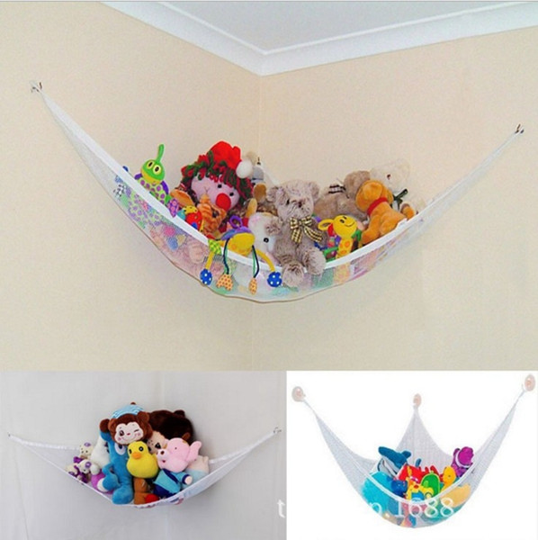 Hot Sale Kits Baby Hanging Toy Hammock Net Corner Stuffed Animals Pet Organizer Storage Plush Doll Storage Bag